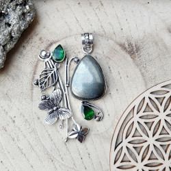 Pendentif papillon bohème...