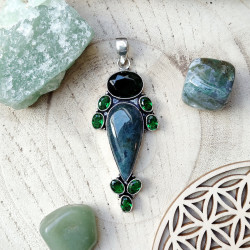 Grand pendentif bohème chic...