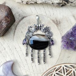 Pendentif bohème chic en...