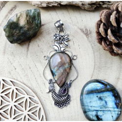 Pendentif bohème chic en...