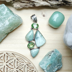 Pendentif en argent,...