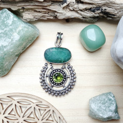 Pendentif bohème chic en...